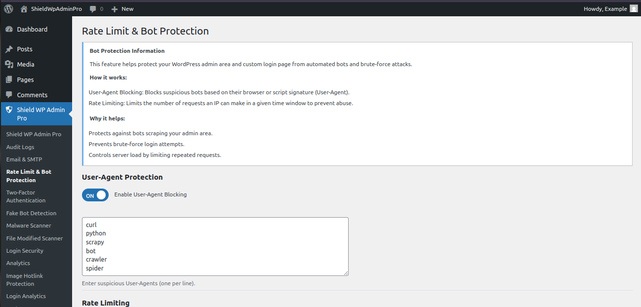 Rate Limit & Bot Protection Overview